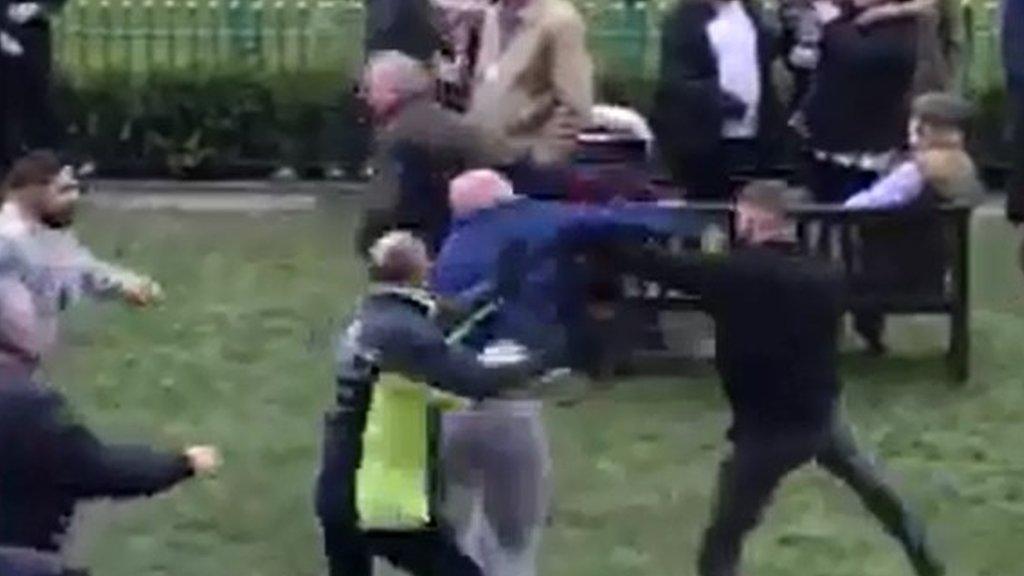 Brawl at Haydock