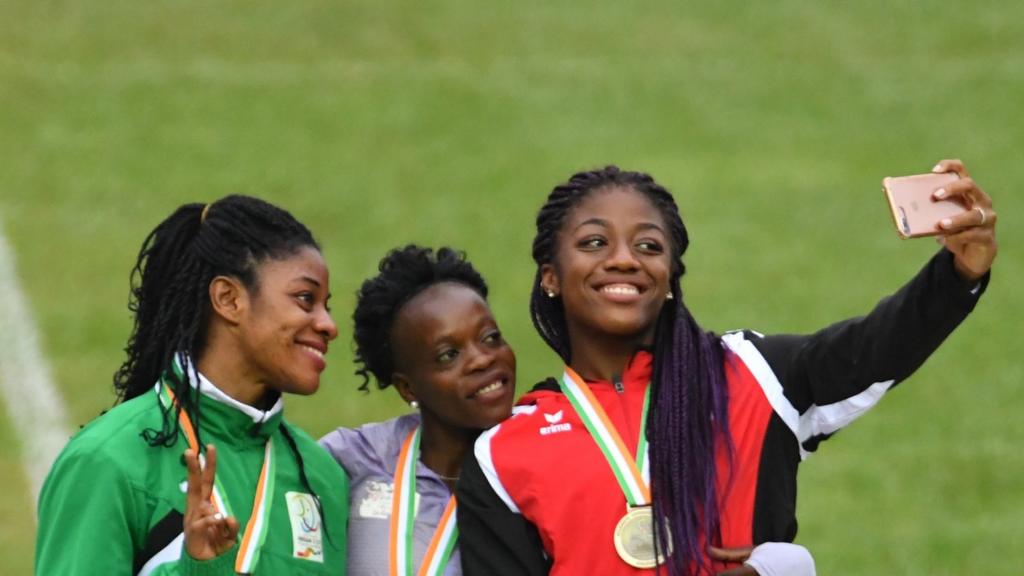 Athletes at the Jeux de la Francophonie in Ivory Coast