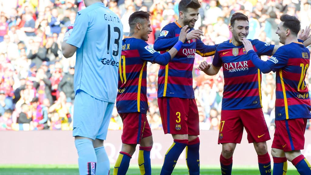 Barcelona celebrate