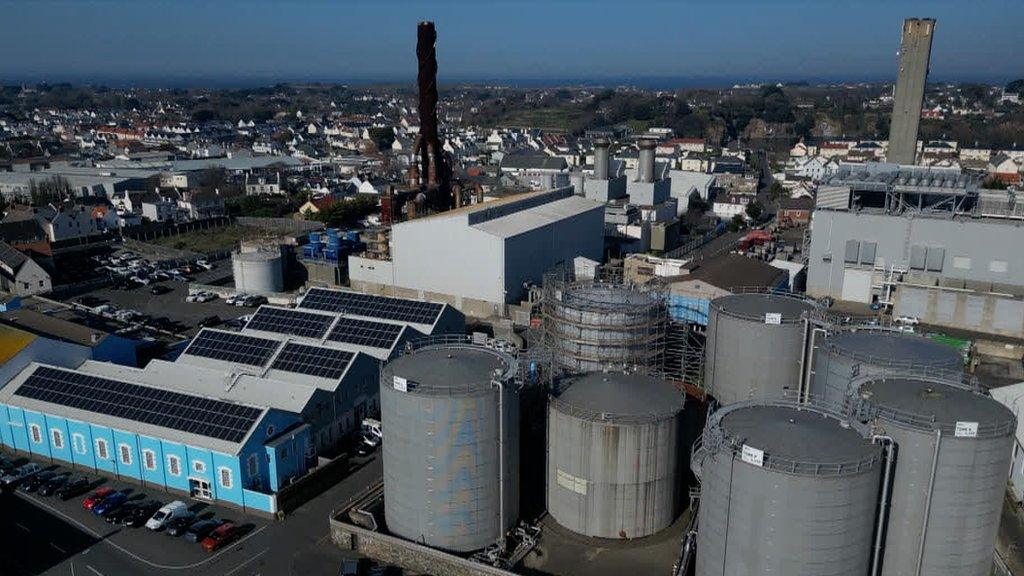 Guernsey's electricity power station