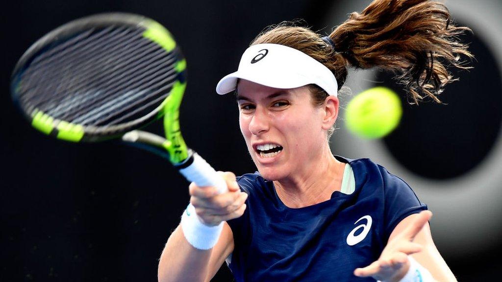 British number one tennis player Johanna Konta