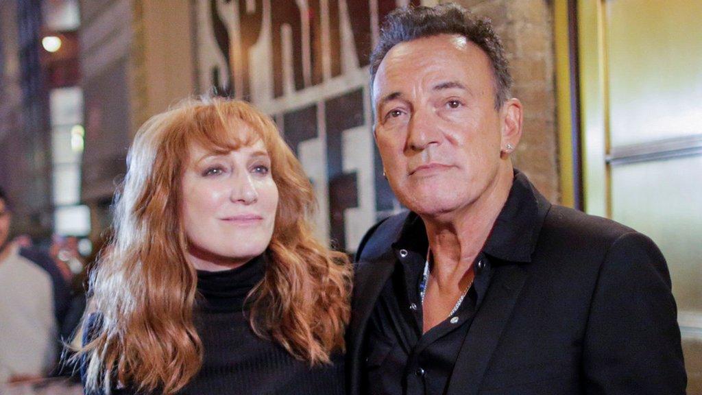 Bruce Springsteen and Patti Scialfa