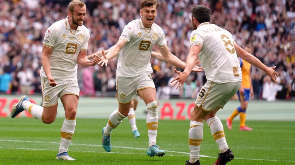 Port Vale celebrate