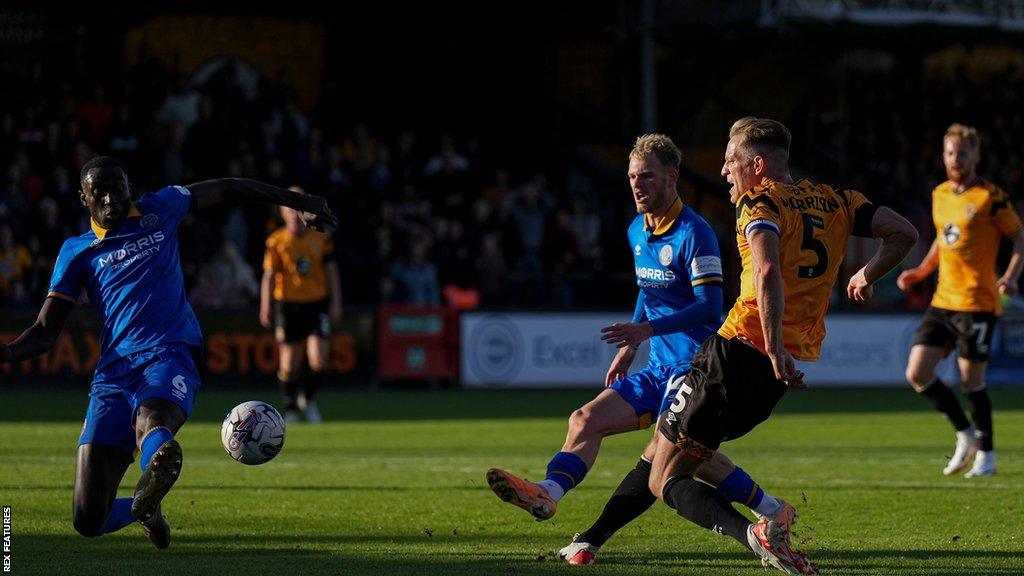 Michael Morrison scores for Cambridge