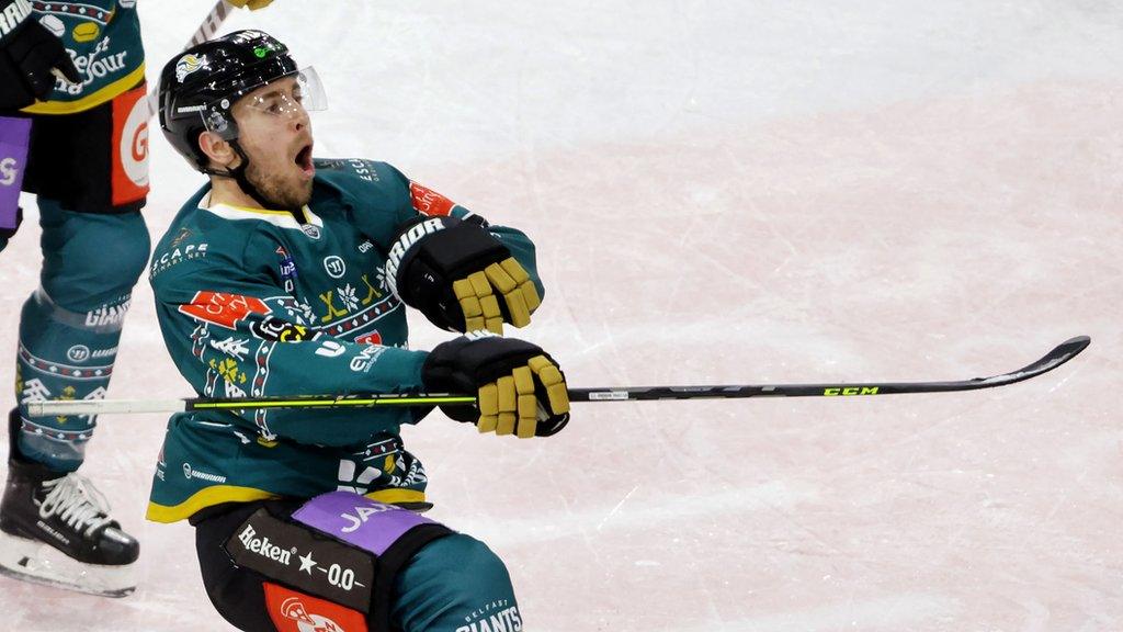 Celebration time for Scott Conway after scoring one of his two goals against Glasgow