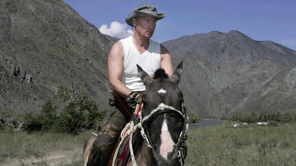 Putin on a horse