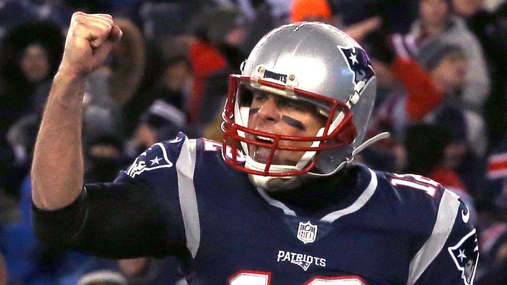 Tom Brady of New England Patriots celebrating