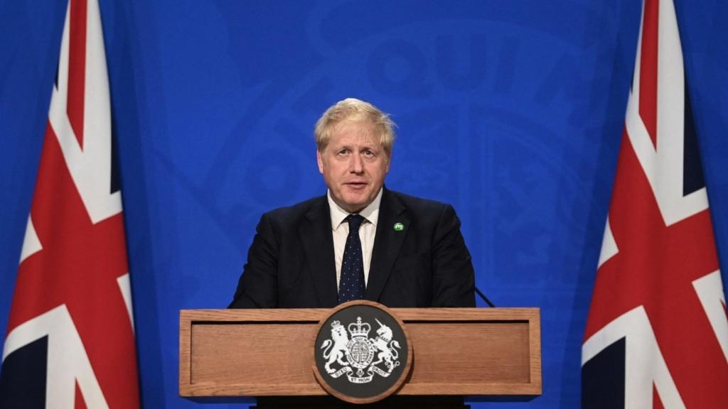 Prime Minister Boris Johnson at Downing Street on 7 September