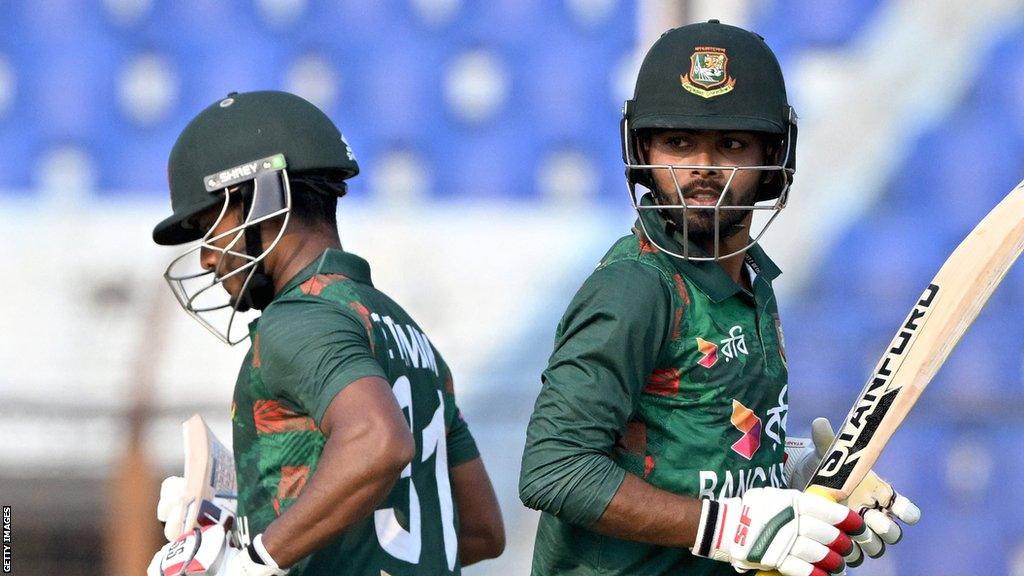 Bangladesh's Towhid Hridoy and Tanzid Hasan