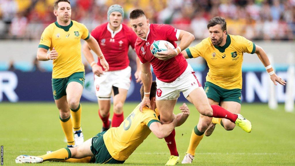 Josh Adams against Australia