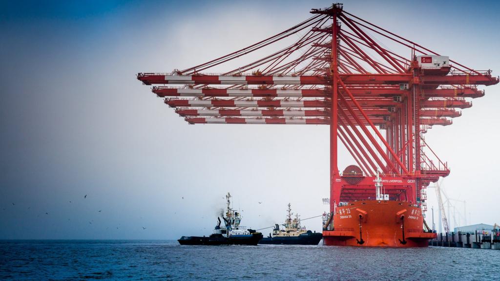 Cranes at Port of Liverpool