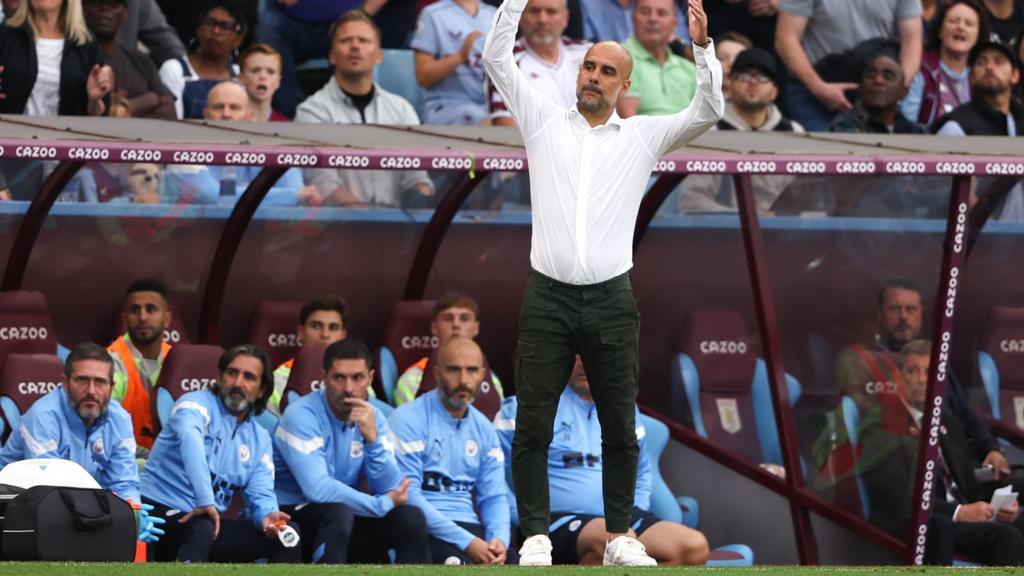 Guardiola at Villa Park