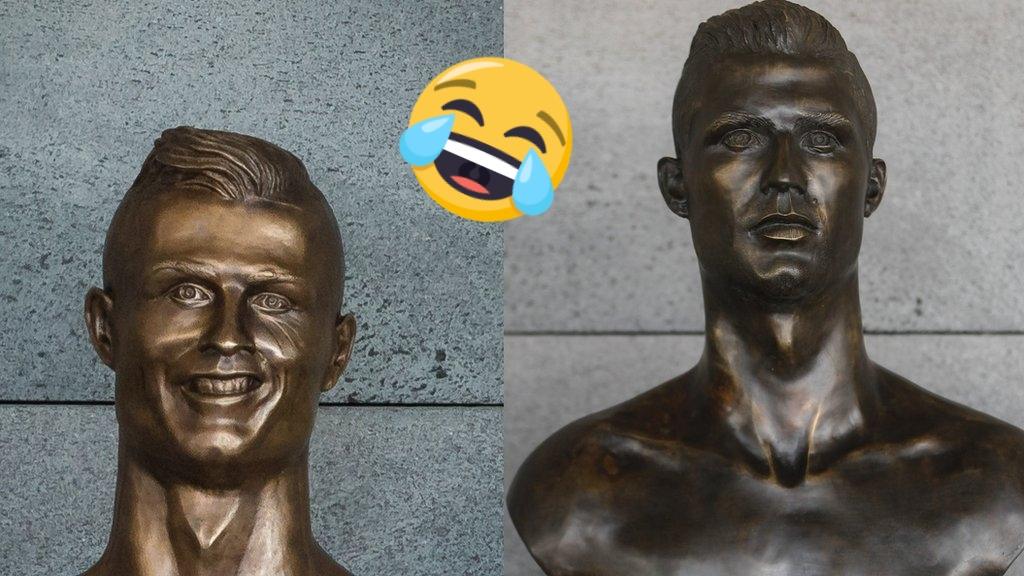 ronaldo statues