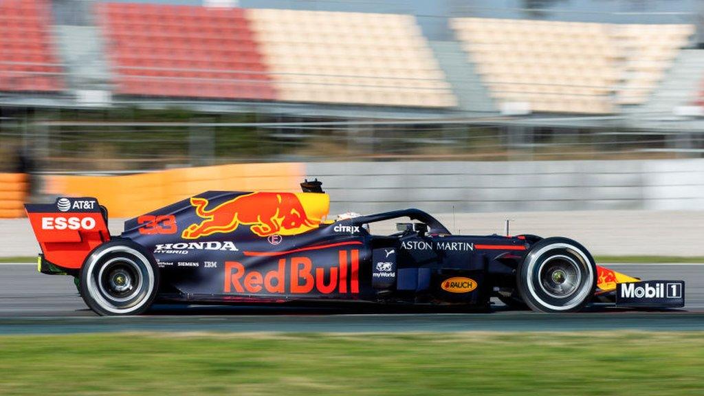 Red Bull Honda car