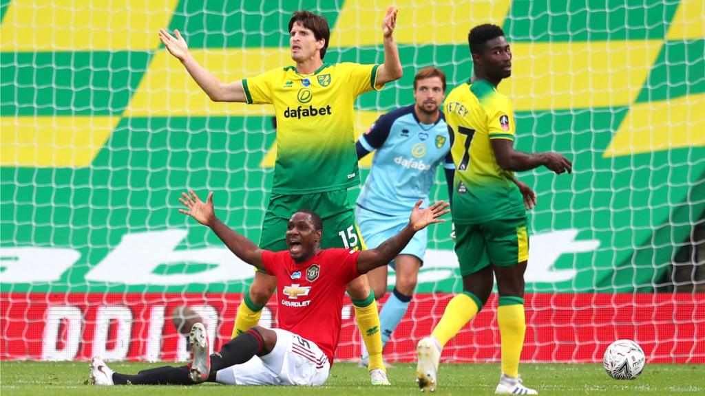 Norwich city vs man united tv coverage sale