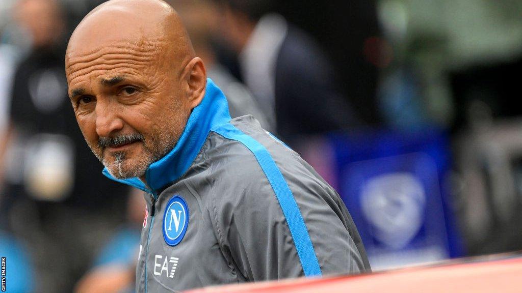 Luciano Spalletti watches on during Napoli's title-winning season