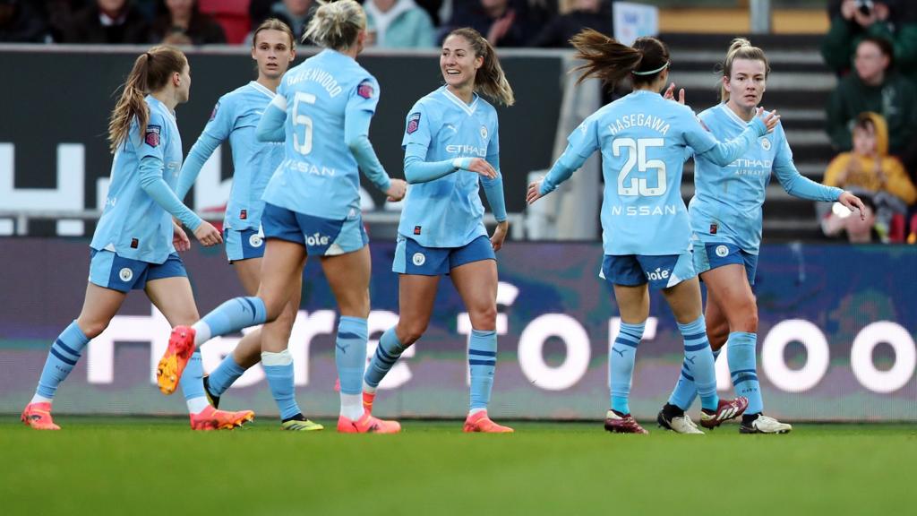 Manchester City celebrate