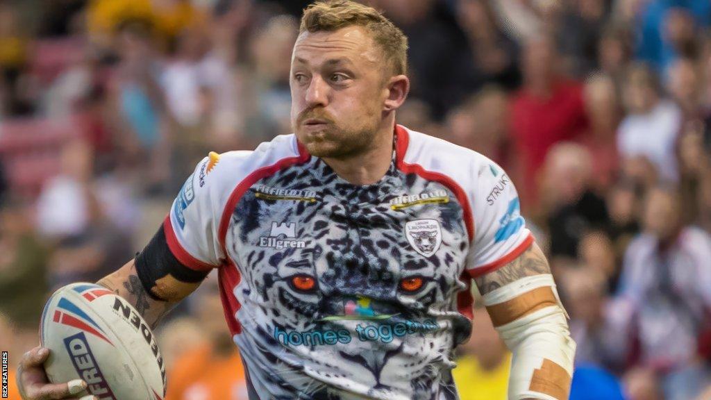 Josh Charnley scored two tries for Leigh against Castleford to take his season's tally to 21