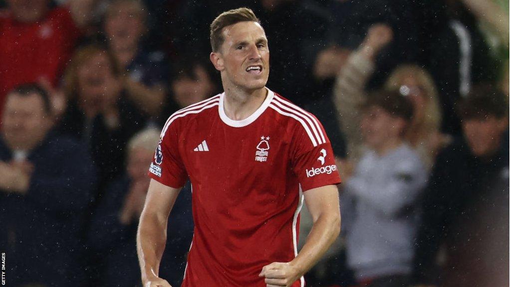 Nottingham Forest goalscorer Chris Wood