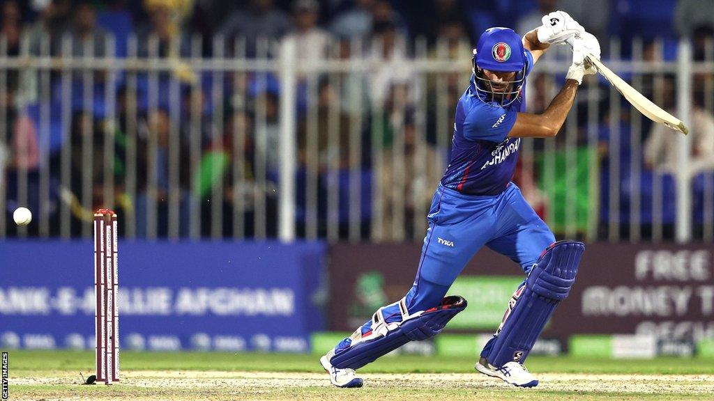 Ibrahim Zadran's unbeaten 72 helped Afghanistan secure the T20 series in Sharjah