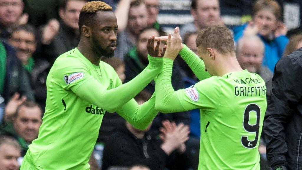 Moussa Dembele and Leigh Griffiths