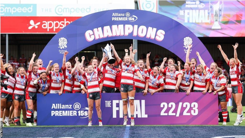 Gloucester-Hartpury win the Premier 15s title