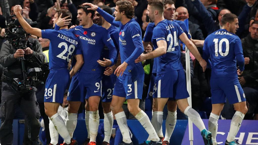 Chelsea celebrate