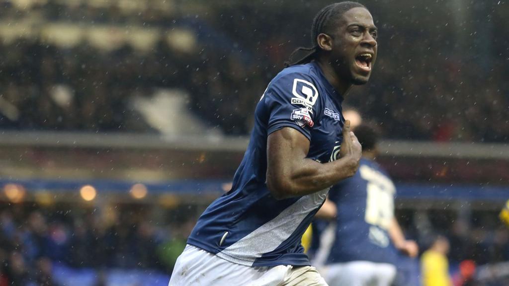 Birmingham striker Clayton Donaldson HERO