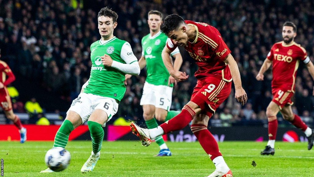 Bojan Miovski was the match-winner for Aberdeen