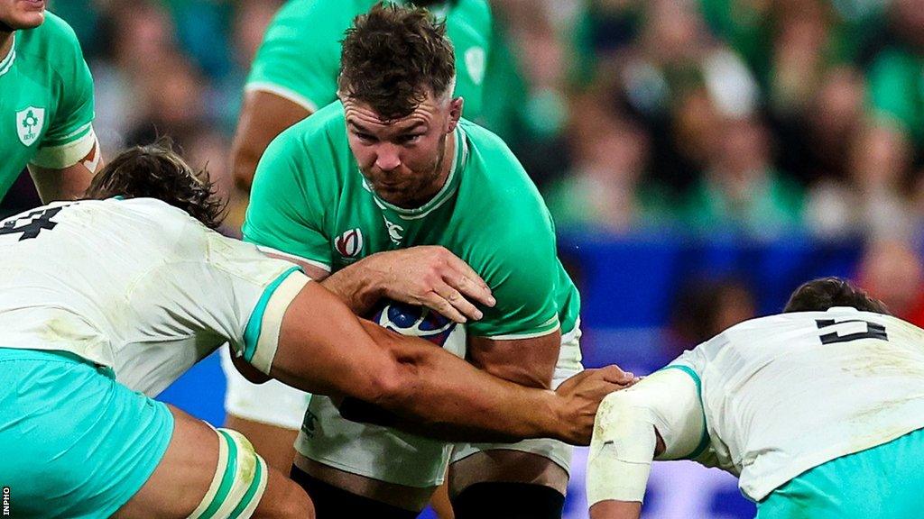 Peter O'Mahony in action during Ireland's win over world champions South Africa on 23 September