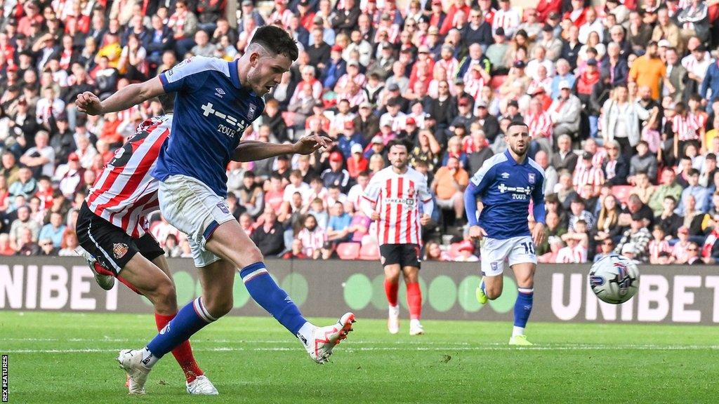 George Hirst scores for Ipswich