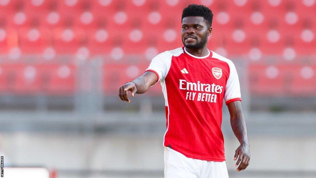 Arsenal midfielder Thomas Partey