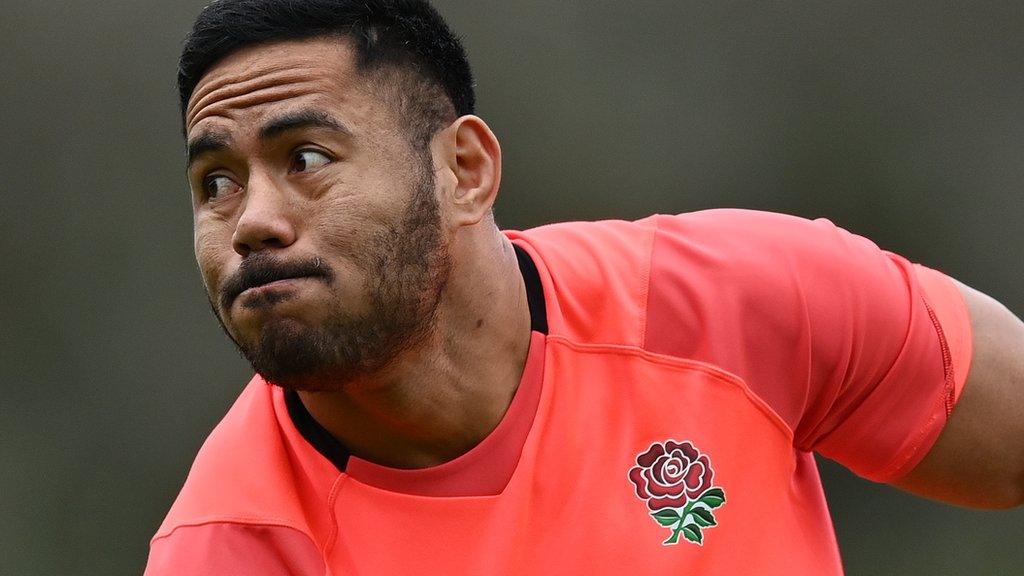 Manu Tuilagi in training