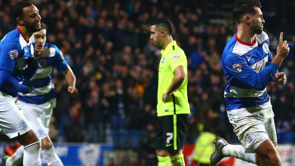 Charlie Austin celebrates