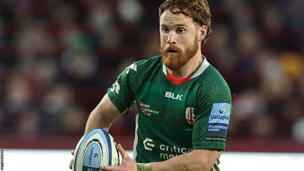 Rory Jennings in action for London Irish