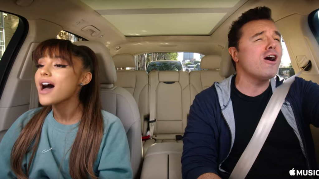 Ariana Grande and Seth MacFarlane