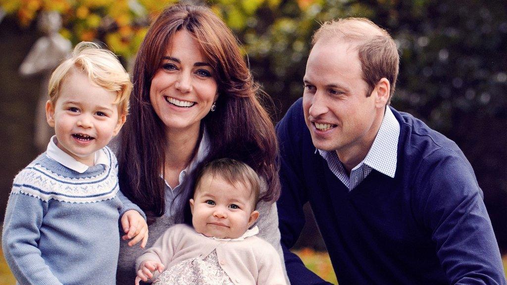 New Duke and Duchess of Cambridge family photo