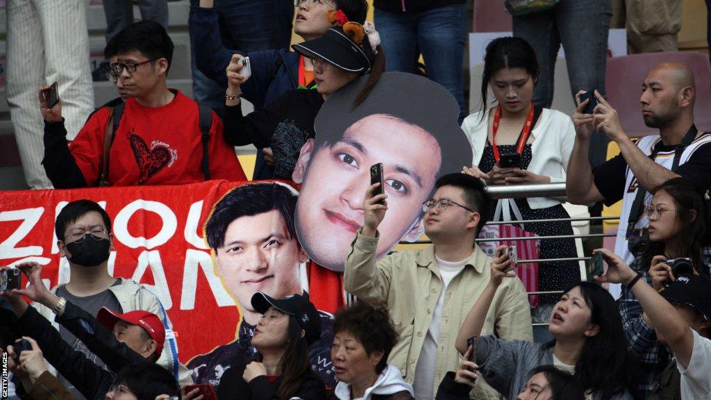 Fans at Chinese Grand Prix