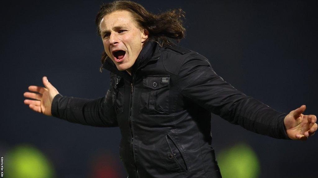 Gareth Ainsworth during his time as Wycombe Wanderers boss