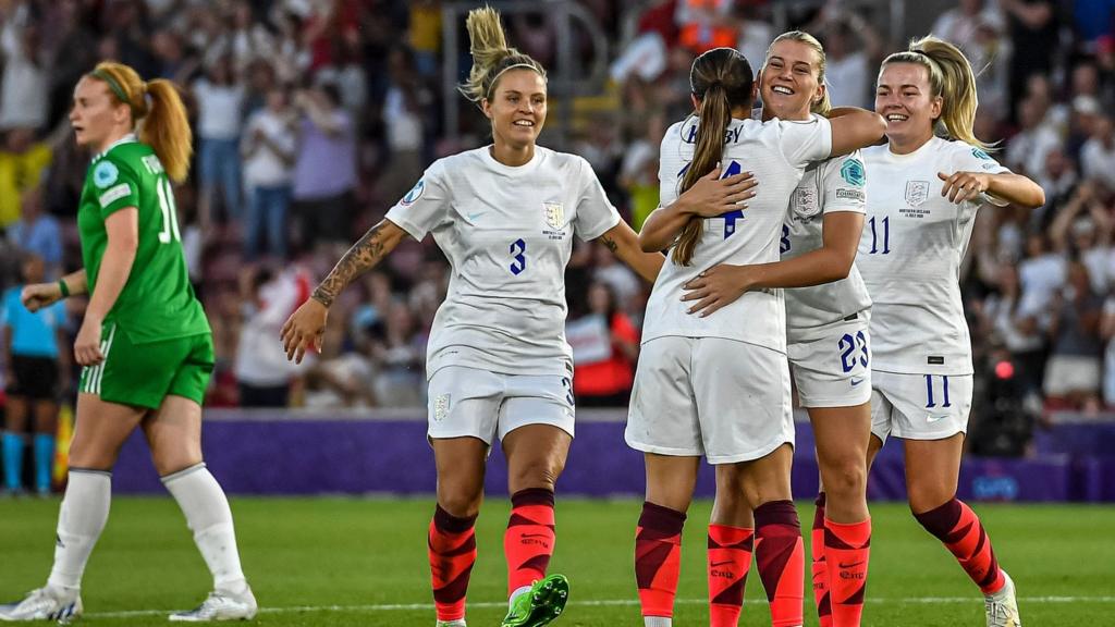 England celebrate