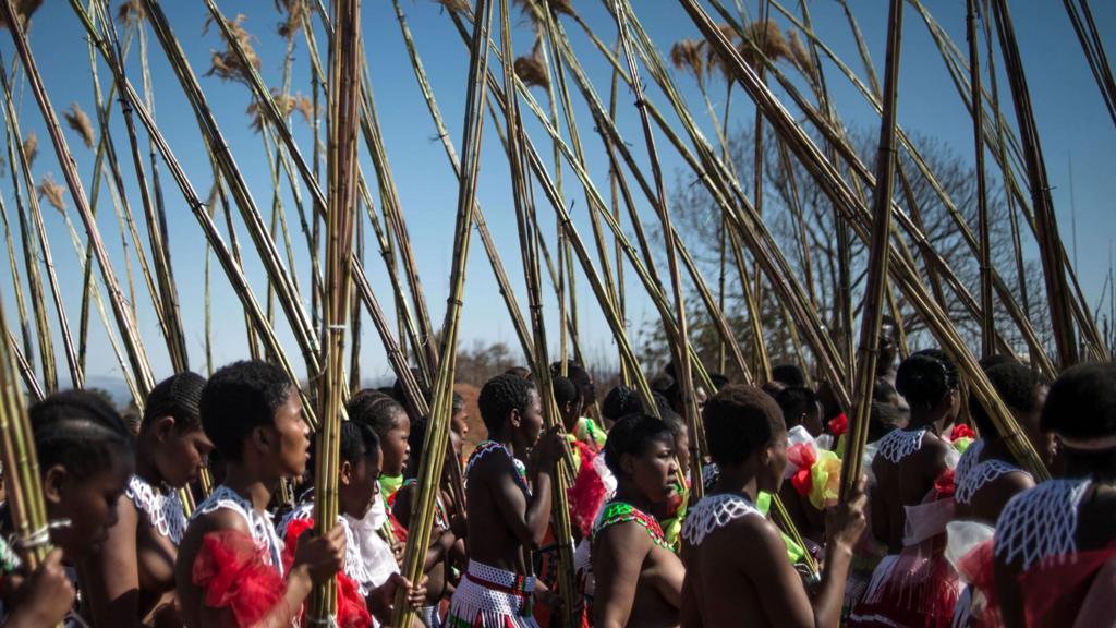 Swazi reed dance