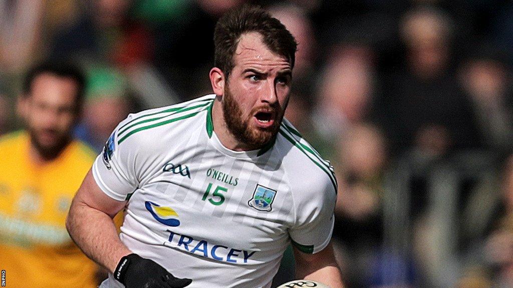 Sean Quigley in action for Fermanagh against Meath in 2019