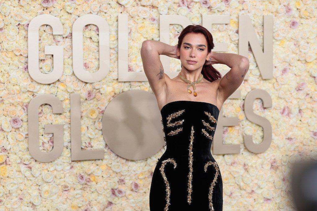 Dua Lipa at the Golden Globes