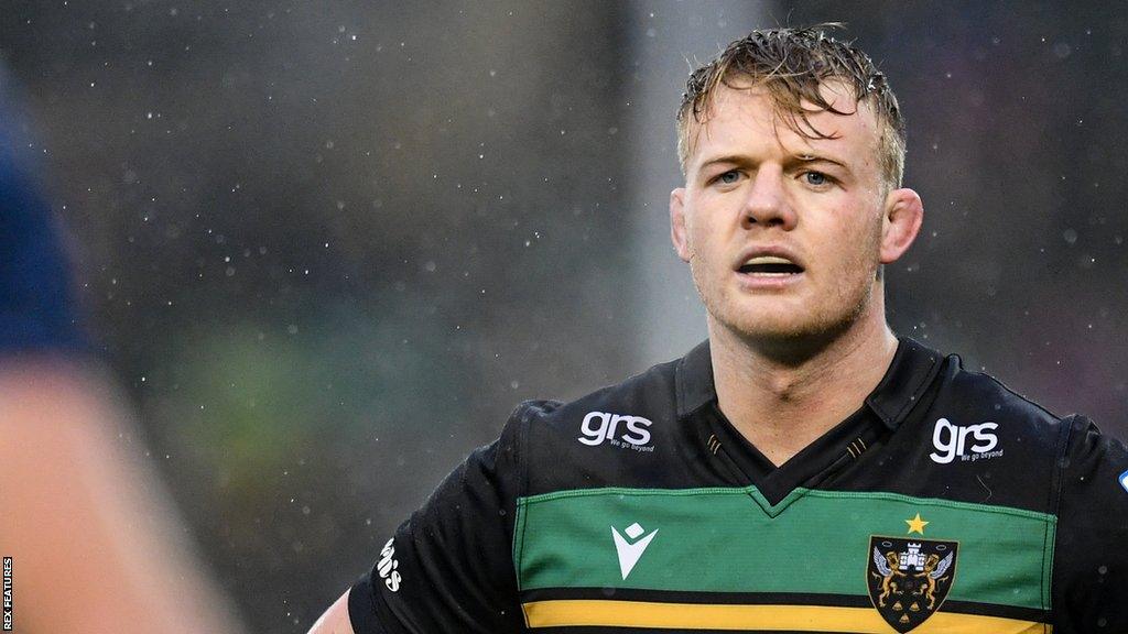 David Ribbans has scored 17 tries for Northampton Saints