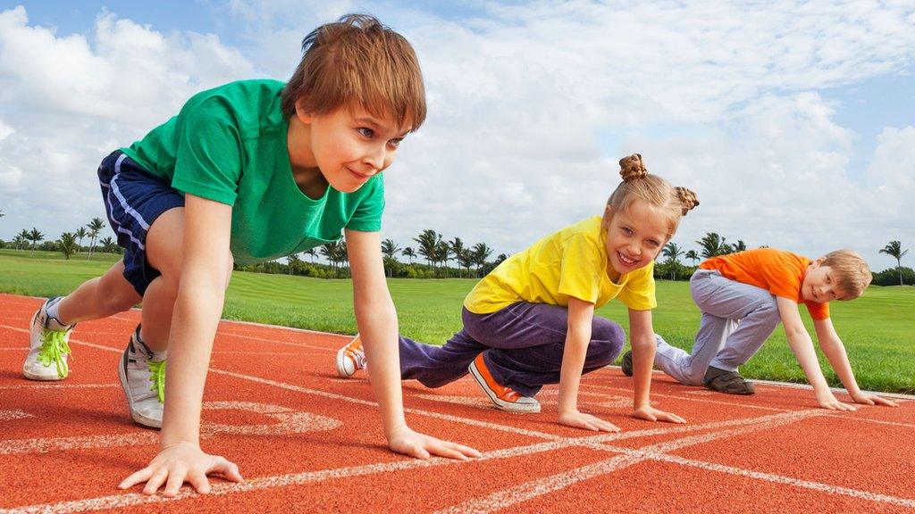 Children's sprint start