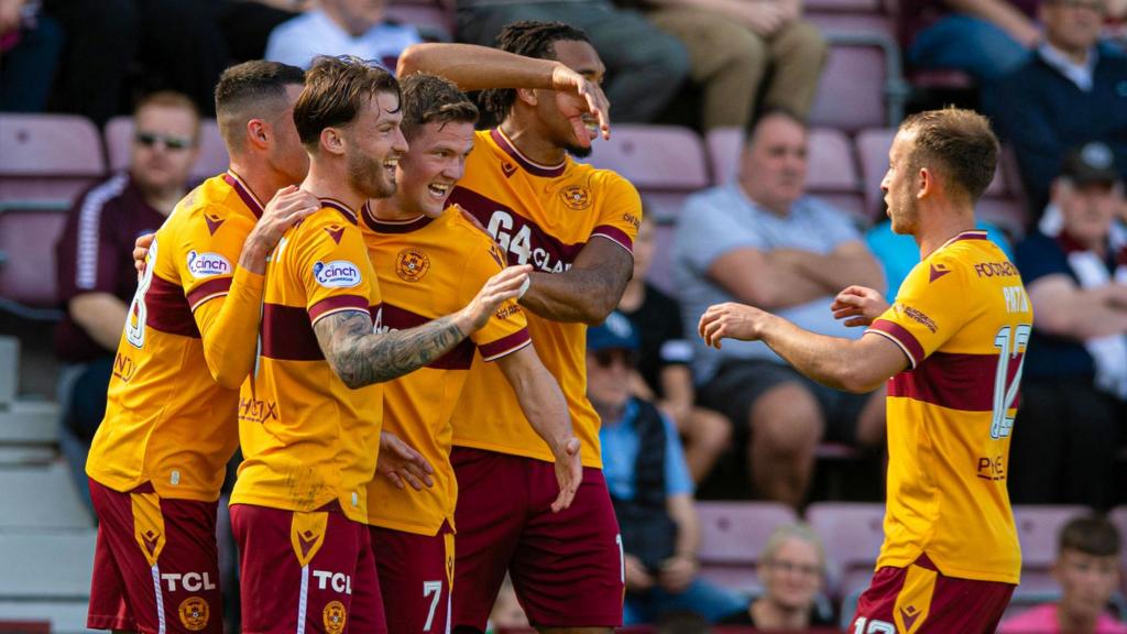 Motherwell celebrate