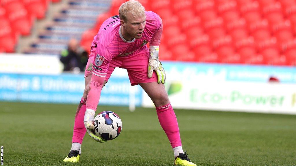 Doncaster Rovers goalkeeper Jonathan Mitchell