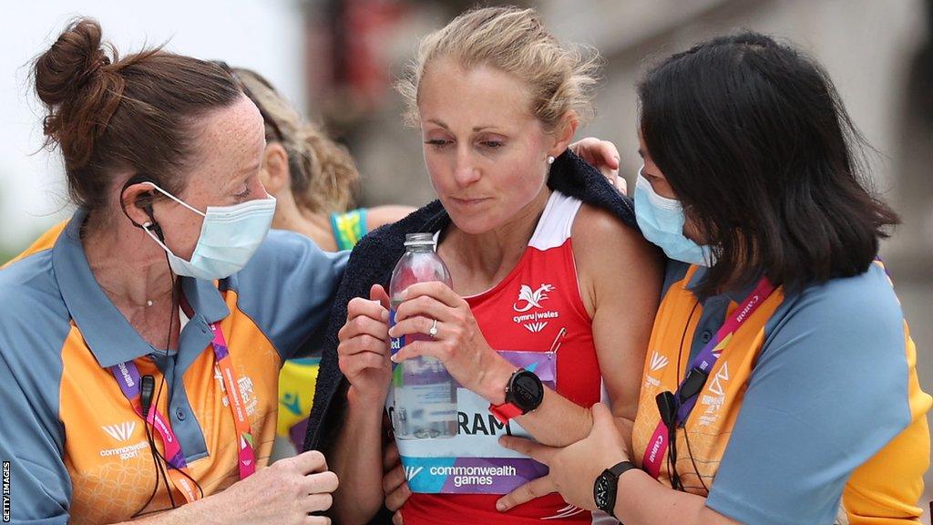 Natasha Cockram at the 2022 Commonwealth Games in Birmingham