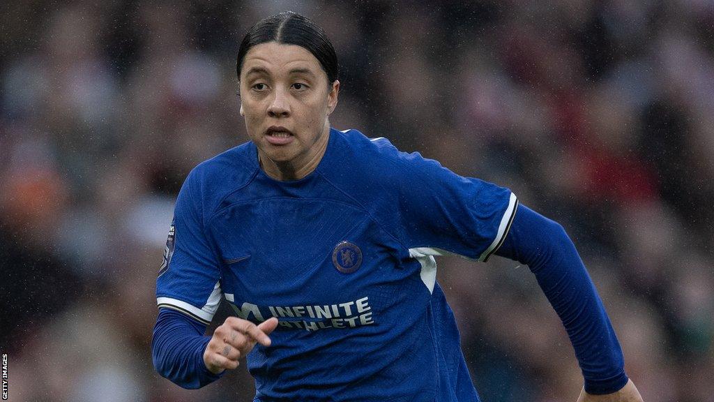 Chelsea striker Sam Kerr