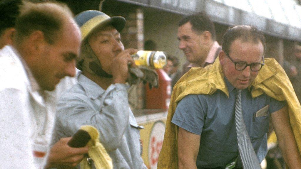 Prince Bira at the 1953 British Grand Prix